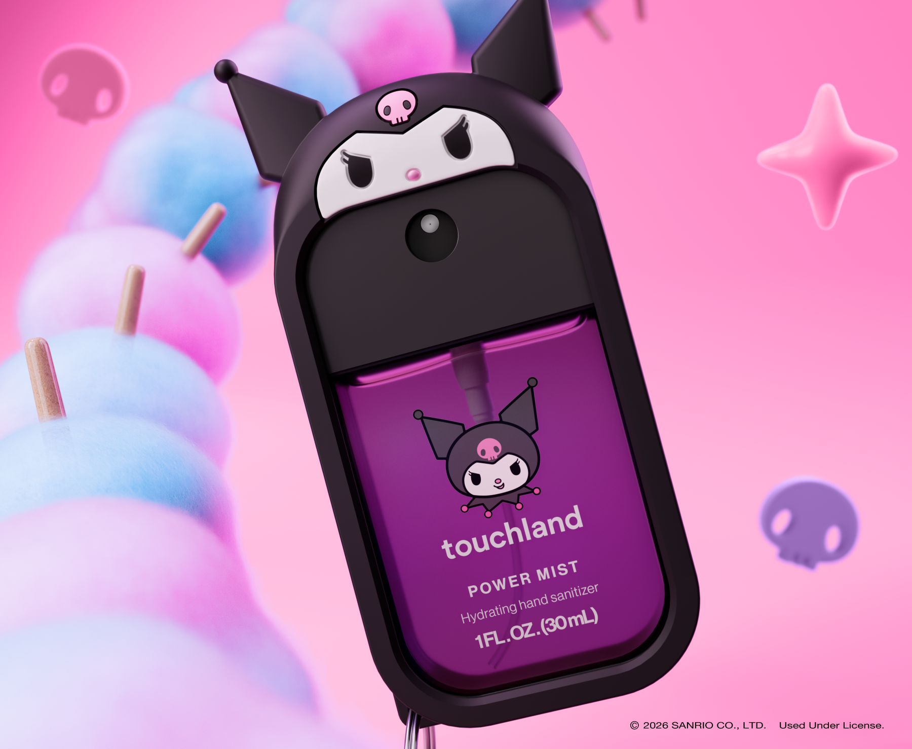 Alternative view of Kuromi X Touchland Hand Sanitizer Set